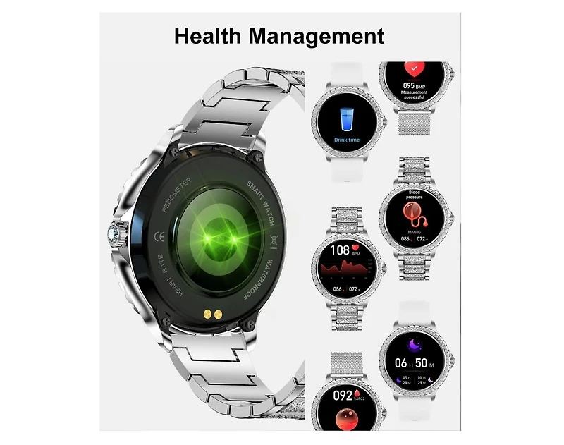 Ruxing Smart Smartwatch, Alexa Voice Assistant, Wireless Calling/Dialing, Call Reminder And Rejection, Multi-Sport Mode, Sms Reminder, 1.83-Inch Hd Sc