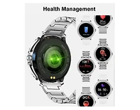 Ruxing Smart Smartwatch, Alexa Voice Assistant, Wireless Calling/Dialing, Call Reminder And Rejection, Multi-Sport Mode, Sms Reminder, 1.83-Inch Hd Sc