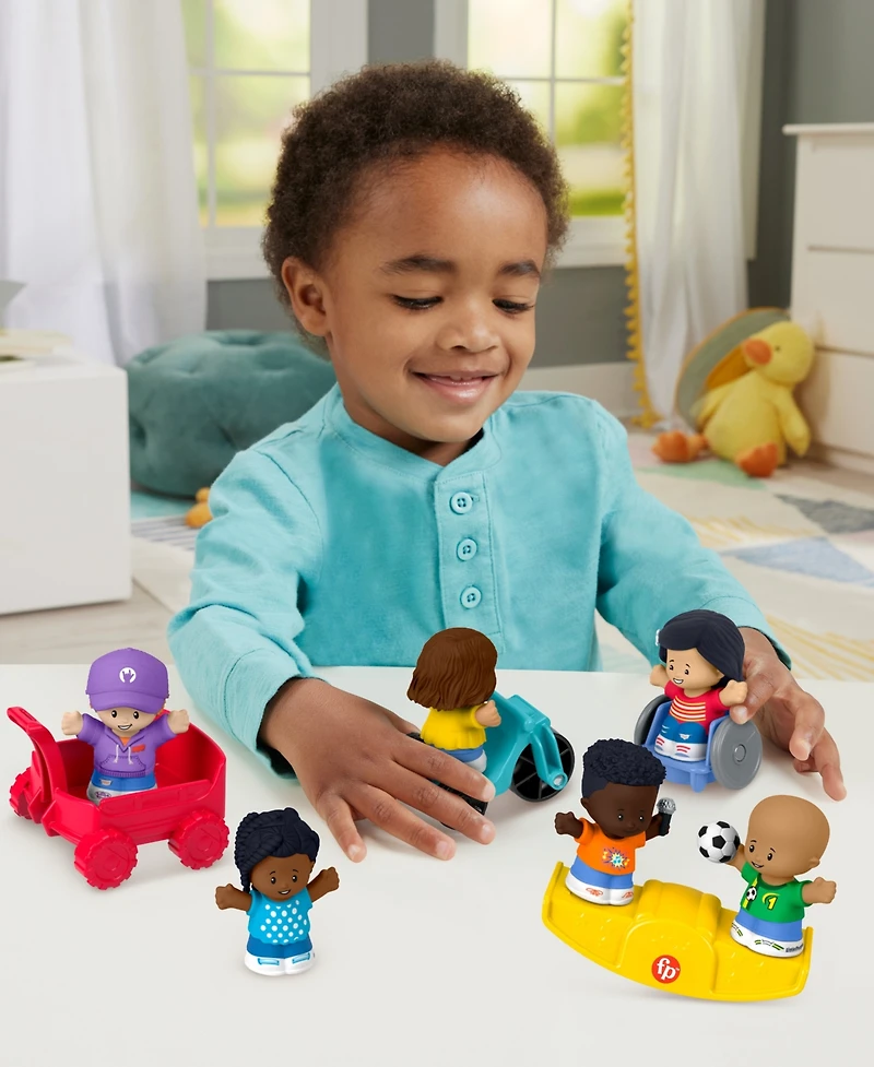 Little People Play for All Figure and Accessory Pack, 9 Pieces