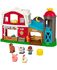 Little People Caring Fun Animal Farm Playset, 6 Play Pieces