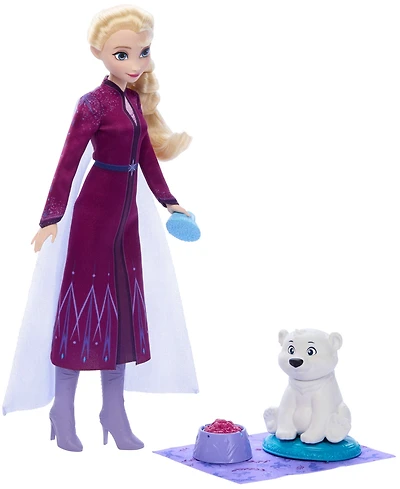 Disney Princess Disney Frozen Elsa Fashion Doll and Polar Bear Cub Figure