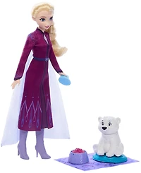 Disney Princess Disney Frozen Elsa Fashion Doll and Polar Bear Cub Figure