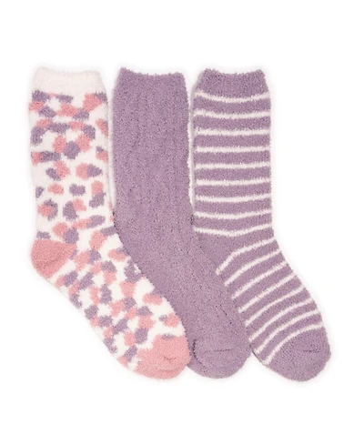 Muk Luks Women's Cozy Crew Sock 3 Pack