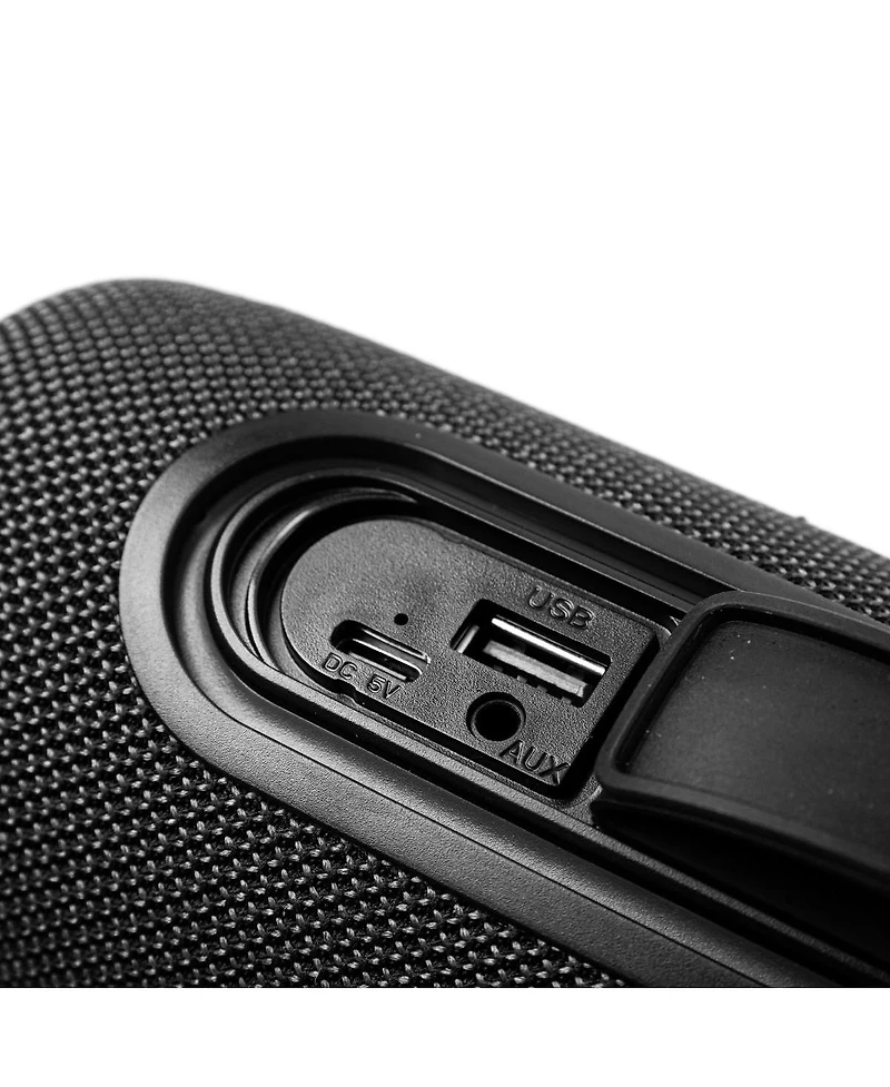 RadioShack 8W Bluetooth Portable Mini Speaker with Rgb Lights and Fm Radio 4001769 Black