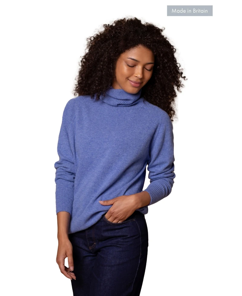 Celtic & Co. British Geelong Slouch Turtle Neck