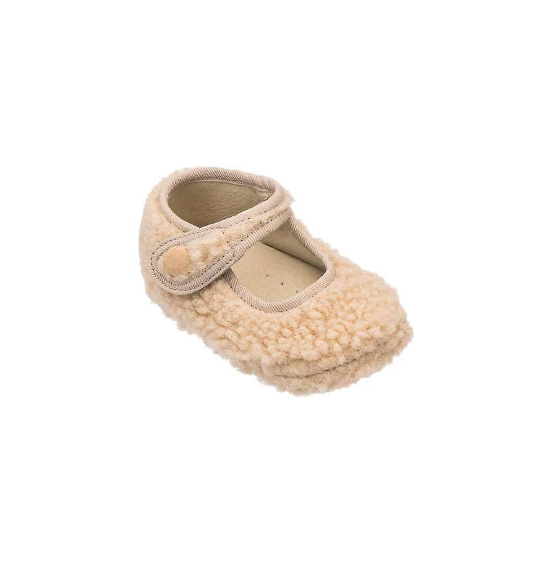 Elephantito Infant Girls Shearling Baby Mary Jane