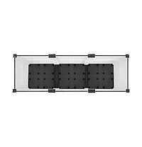 vidaXL Raised Bed White Polypropylene 47.2 x 15.7 x 15.0 in Durable