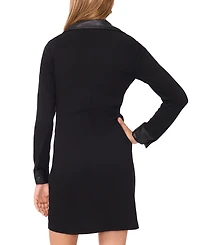 1.state Women's Button-Up Collar Mini Dress
