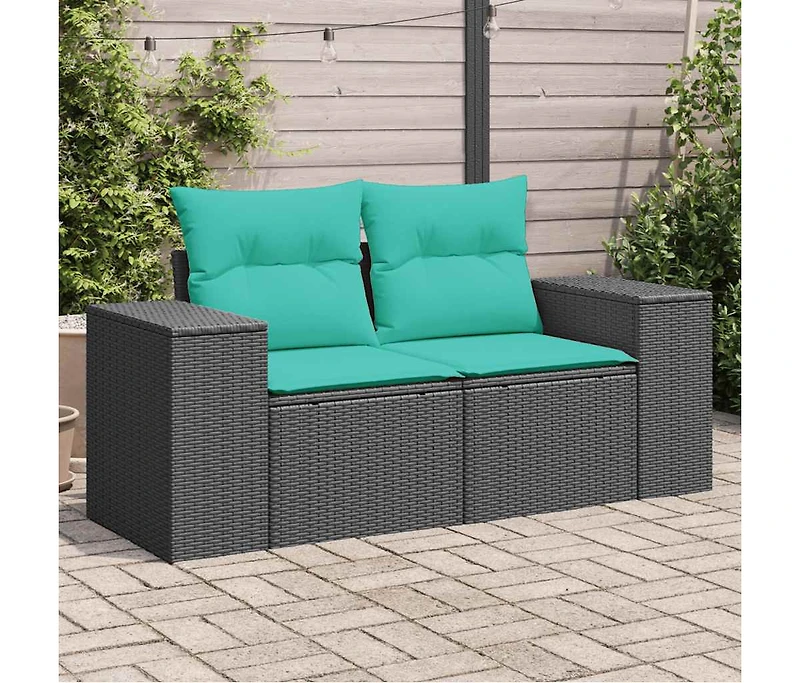 Garden Sofa Black