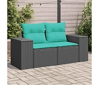 Garden Sofa Black
