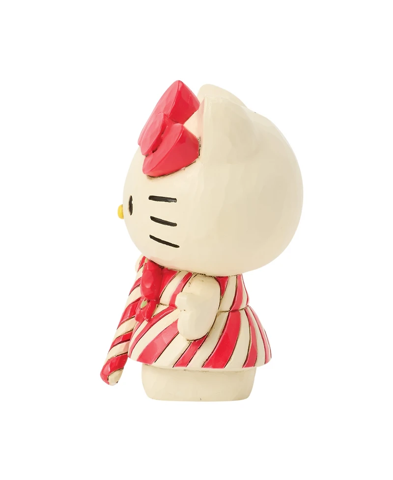 Jim Shore Hello Kitty Candy Cane Mini Figurine
