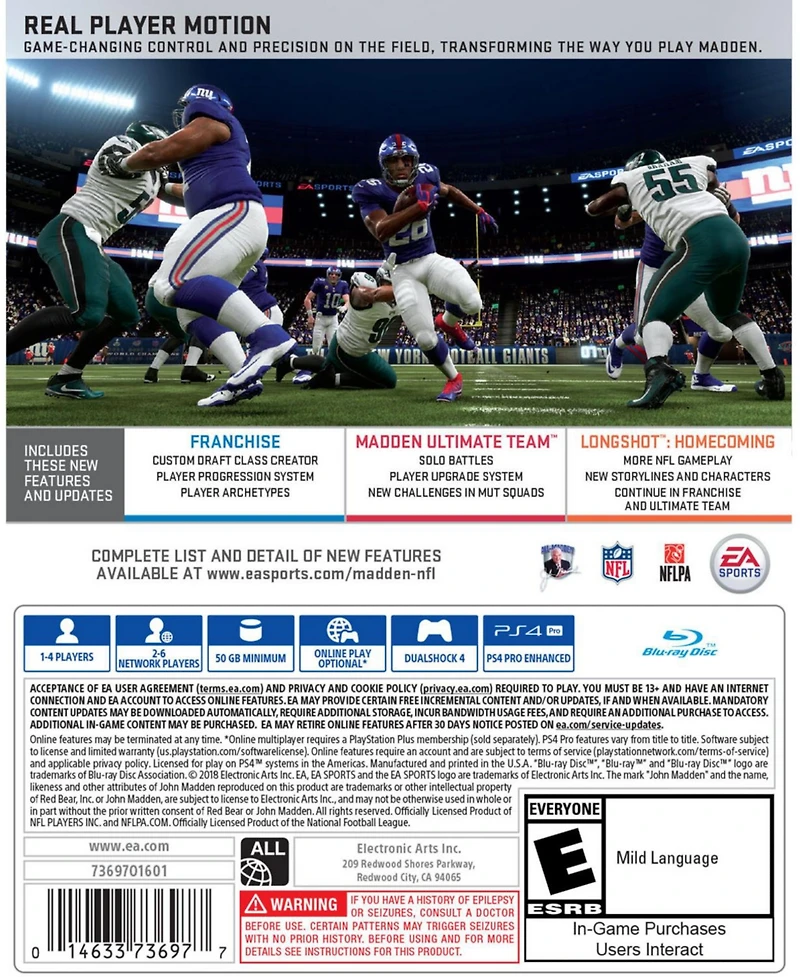 Sony Madden Nfl 19 for PlayStation 4