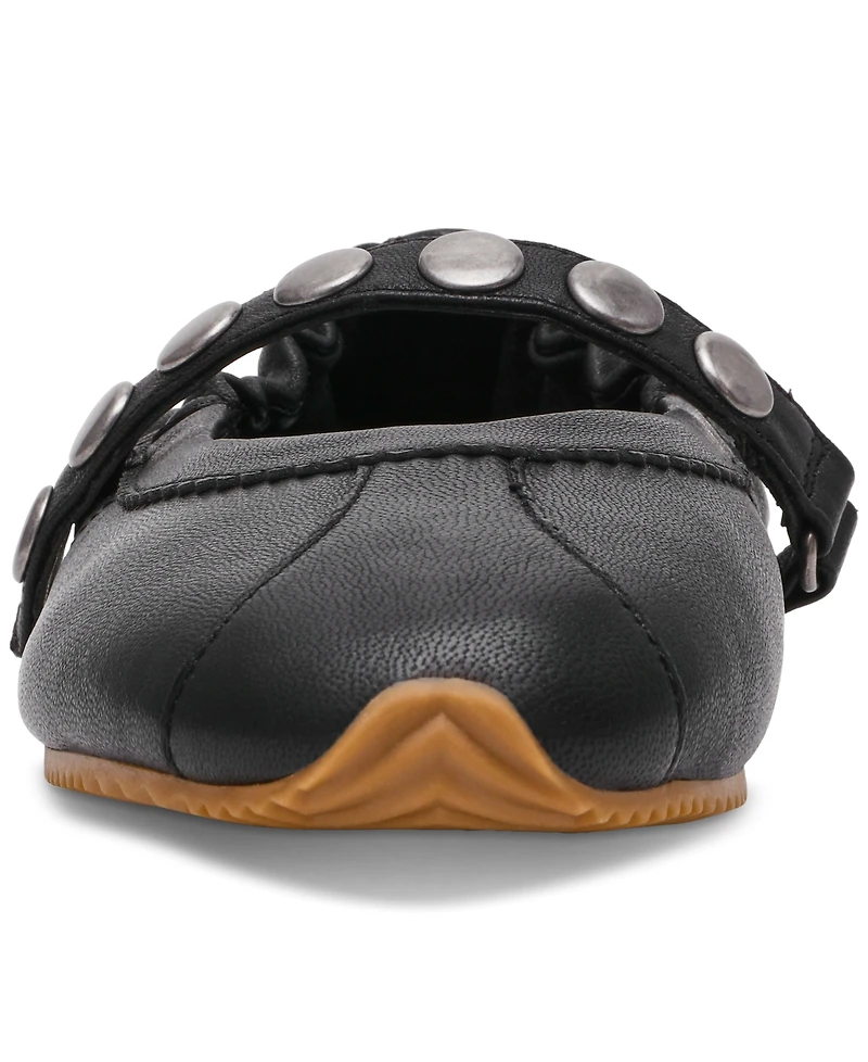 Steve Madden Anaya-St Studded Mary-Jane Ballet Flats