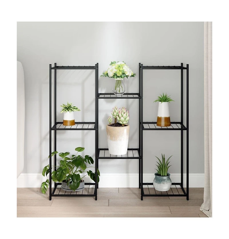 Flower Stand Black Powder-coated iron Medium Decorative Inlays