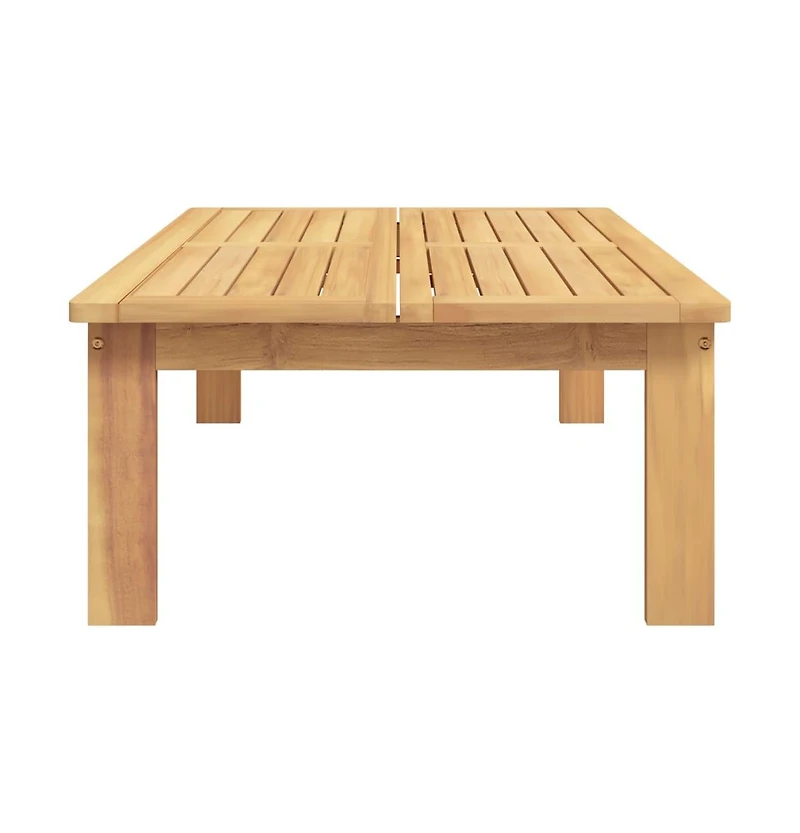 Patio Table 39.4"x23.6"x11.8" Solid Wood Acacia