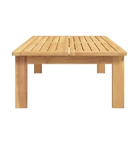 Patio Table 39.4"x23.6"x11.8" Solid Wood Acacia