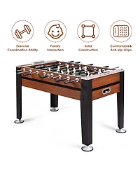 Costway 54'' Foosball Soccer Table Competition Sized Football Arcade Indoor Game Room