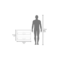 Tuhome Bathroom Cabinet Opalo Black Mdf