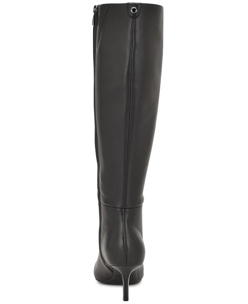 Nine West Women's Kimdee 9X9 Tall Stiletto Dress Boots