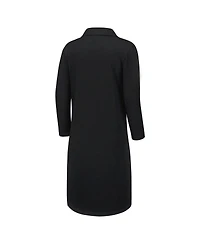 Tommy Bahama Women's Black San Francisco 49ers Ashby Isles Three-Quarter Length Sleeve Pullover Jersey Dress