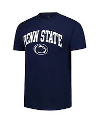 Fanatics Unlabeled Men's Navy Penn State Nittany Lions Distressed Arch Mascot T-Shirt