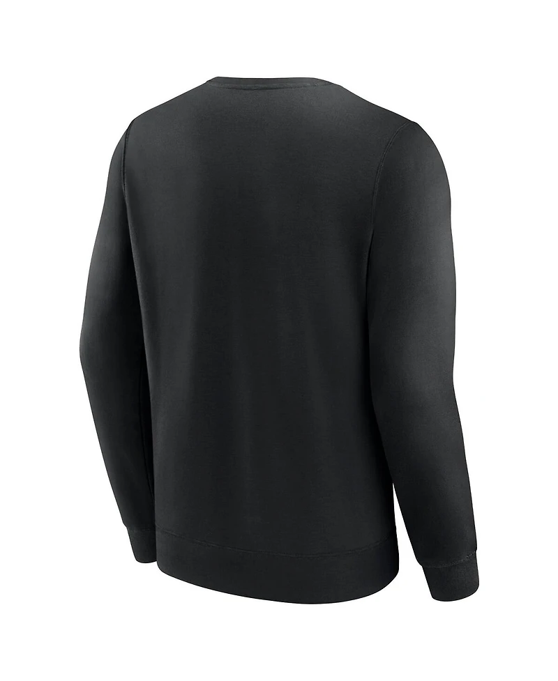 Fanatics Men's Black East Stroudsburg Warriors Short Name Pullover Sweatshirt