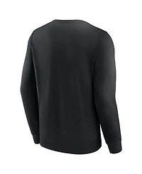 Fanatics Men's Black East Stroudsburg Warriors Short Name Pullover Sweatshirt