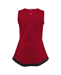 Outerstuff Girls Toddler Red Tampa Bay Buccaneers Cheer Captain Dress with Bloomers