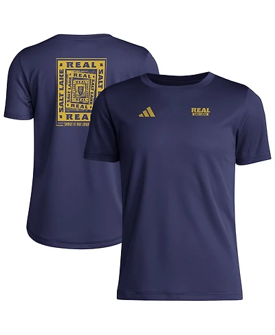 Adidas Big Boys and Girls Navy Real Salt Lake Local Wrap T-Shirt