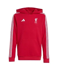 Adidas Big Boys and Girls Red Liverpool Dna Hoodie