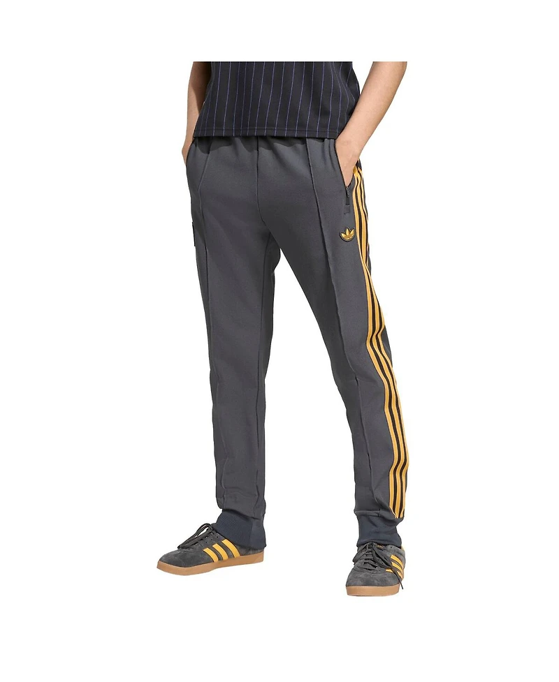 Adidas Men's Gray Manchester United Lifestyler Track Pants
