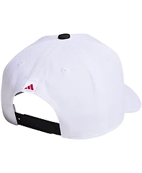 Adidas Men's and Women's White Nc State Wolfpack Locker Room A-Frame Adjustable Hat