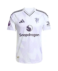 Adidas Men's White Manchester United 2025/26 Away Authentic Jersey