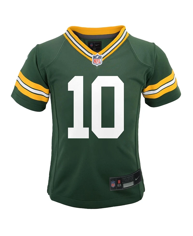 Nike Preschool Jordan Love Green Bay Packers Team Player Game Jersey