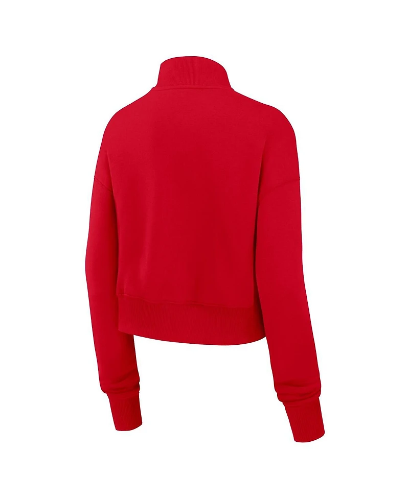 Nike Women's Red Kansas City Chiefs Primetime Phoenix Half-Zip Sweatshirt