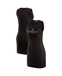 Wear by Erin Andrews Women's x Gracie Hunt Black Cincinnati Bengals Ribbed Tank Dress