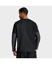 Nike Men's Black Detroit Lions Sideline Scripted to Win Performance Long Sleeve T-Shirt