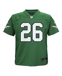 Nike Preschool Saquon Barkley Kelly Green Philadelphia Eagles Alternate Player Game Jersey