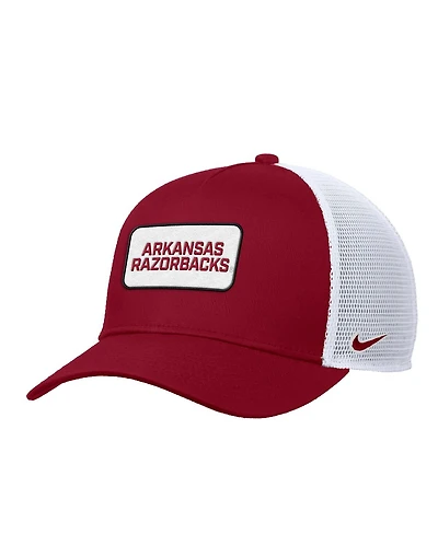 Nike Men's Cardinal Arkansas Razorbacks 2025 On-Field Rise Trucker Performance Adjustable Hat