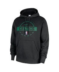 Nike Men's Black Boston Celtics 2025/26 Authentic Practice Club Pullover Hoodie