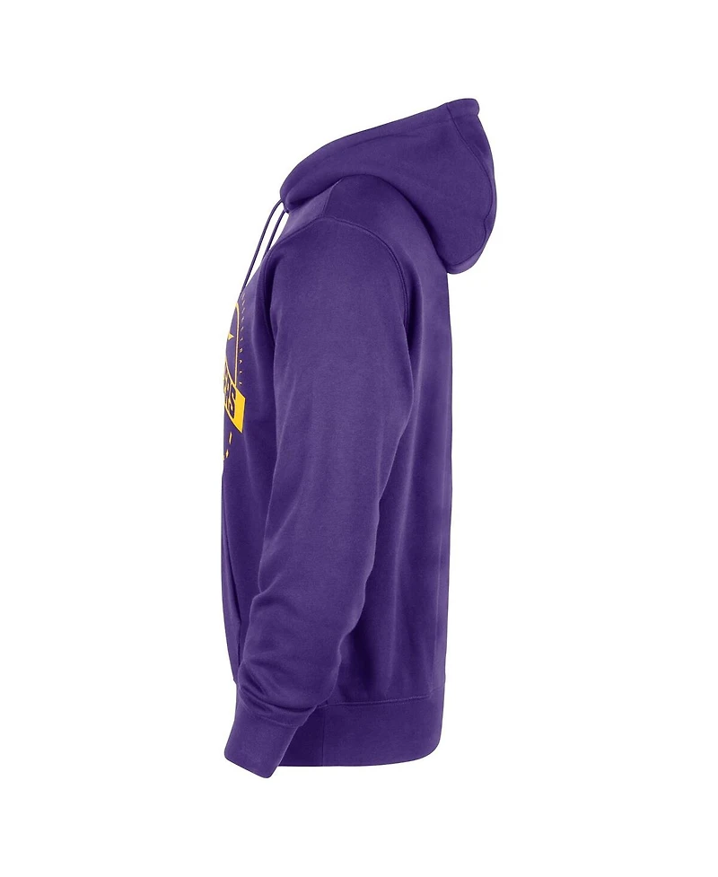 Nike Men's Purple Los Angeles Lakers 2025/26 Authentic Practice Club Pullover Hoodie