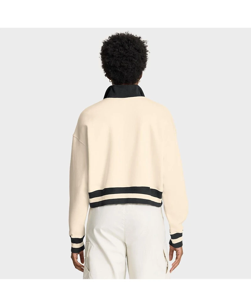Nike Women's Tan West Virginia Mountaineers Legacy Half-Zip Sweatshirt