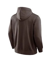 Fanatics Men's Brown Cleveland Browns New Horizons Heritage Pullover Hoodie