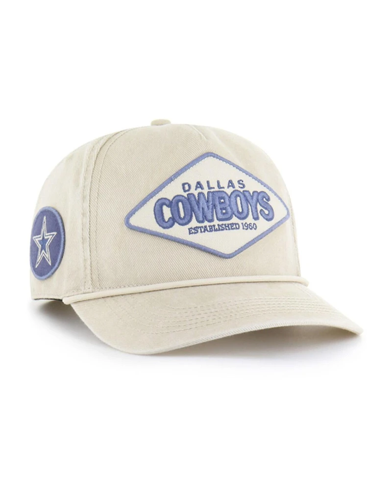 '47 Brand Men's Khaki Dallas Cowboys Cairn Hitch Adjustable Hat