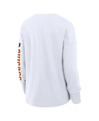 Fanatics Women's White Chicago Bears Hometown Legacy Long Sleeve T-Shirt