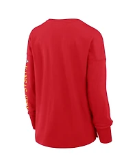 Fanatics Women's Red Kansas City Chiefs Hometown Legacy Long Sleeve T-Shirt