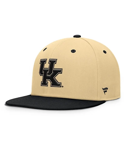 Fanatics Men's Khaki/Black Kentucky Wildcats Balance Fitted Hat