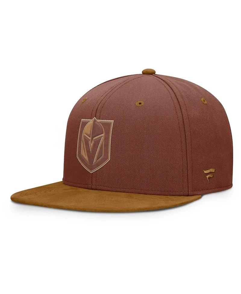 Fanatics Men's Brown Vegas Golden Knights Fall Leaves Acreage Snapback Hat