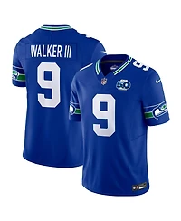 Nike Men's Kenneth Walker Iii Royal Seattle Seahawks 50th Season Vapor F.u.s.e. Limited Jersey