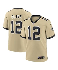 Nike Big Boys and Girls Chris Olave Gold New Orleans Saints Gameday Golds Alternate Game Player Jersey